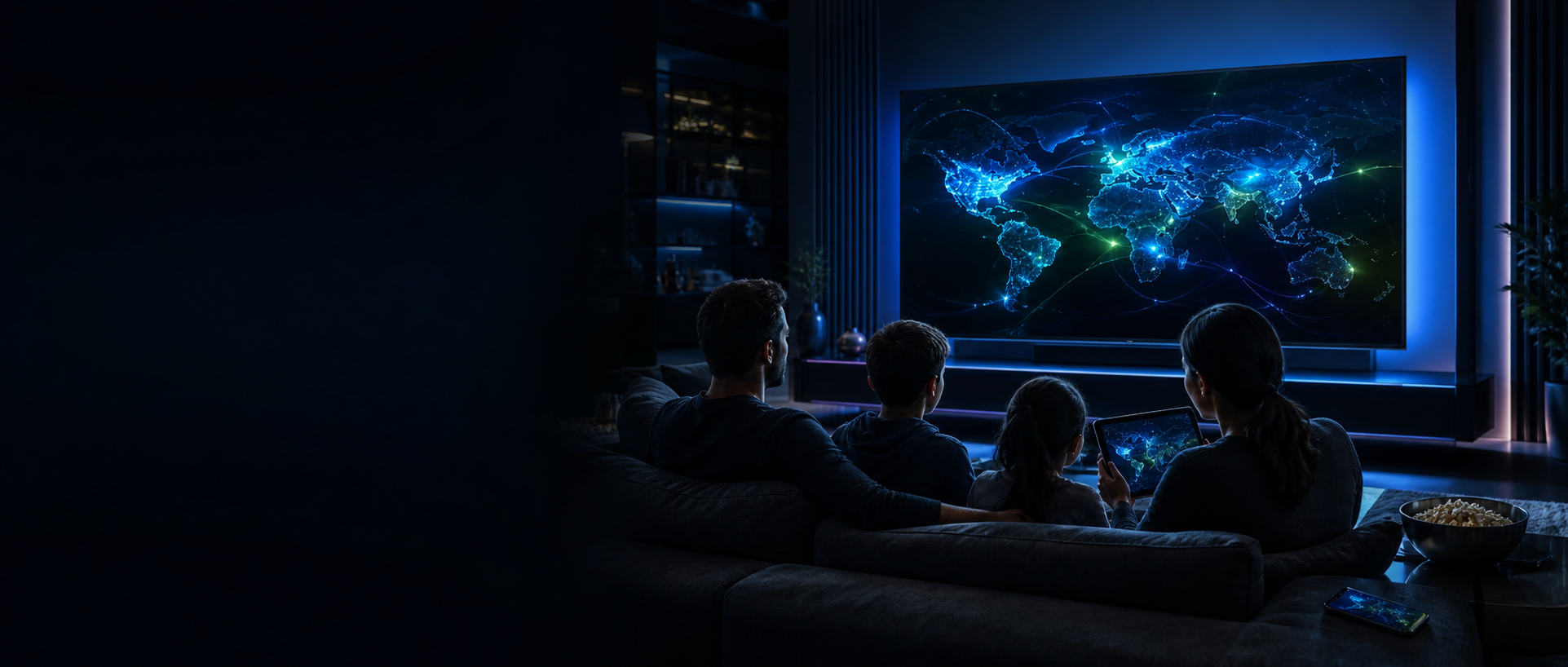 OrbitTV entertainment on your home screen